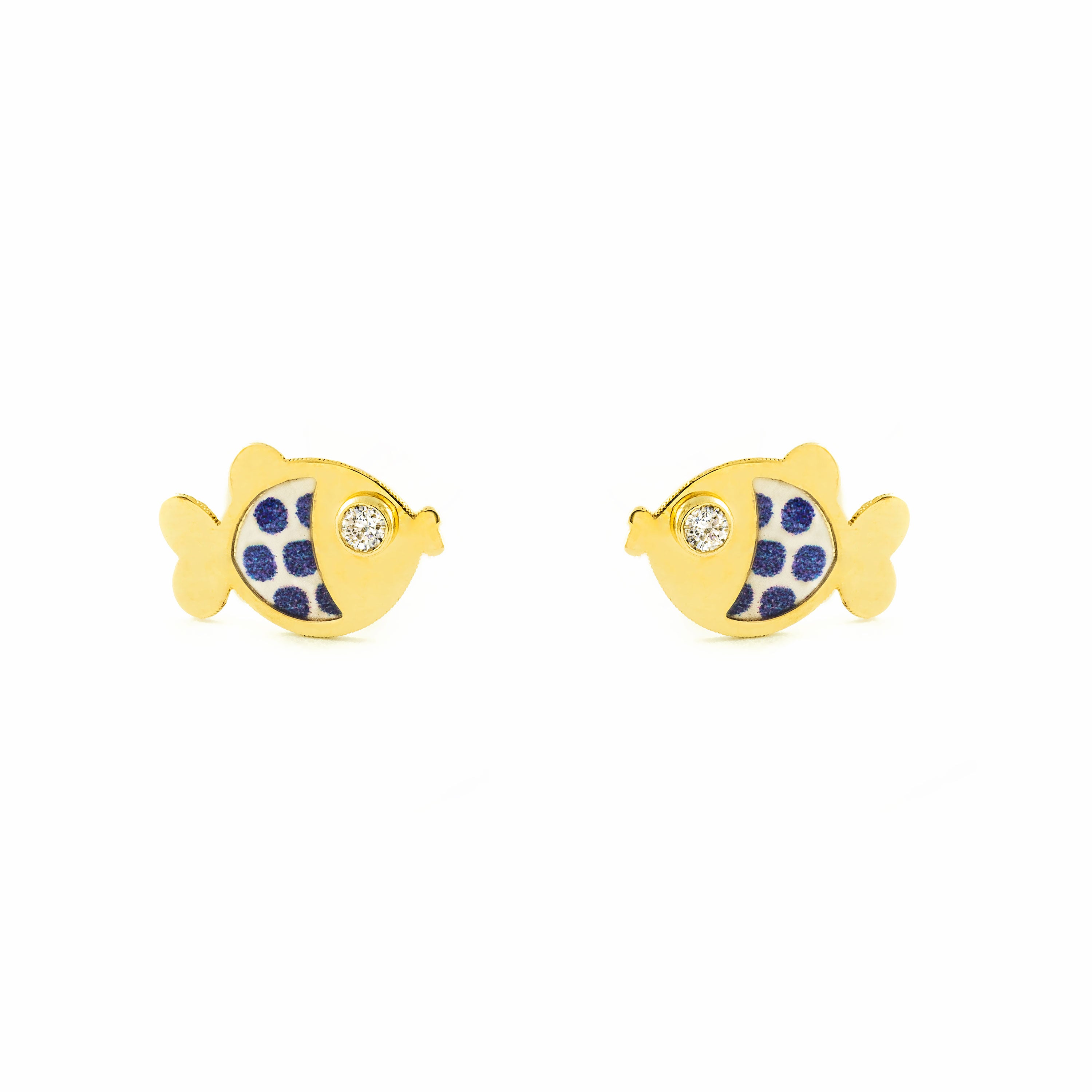 Tiny Butterfly Kids' Diamond Earrings | JKJ Jewellers